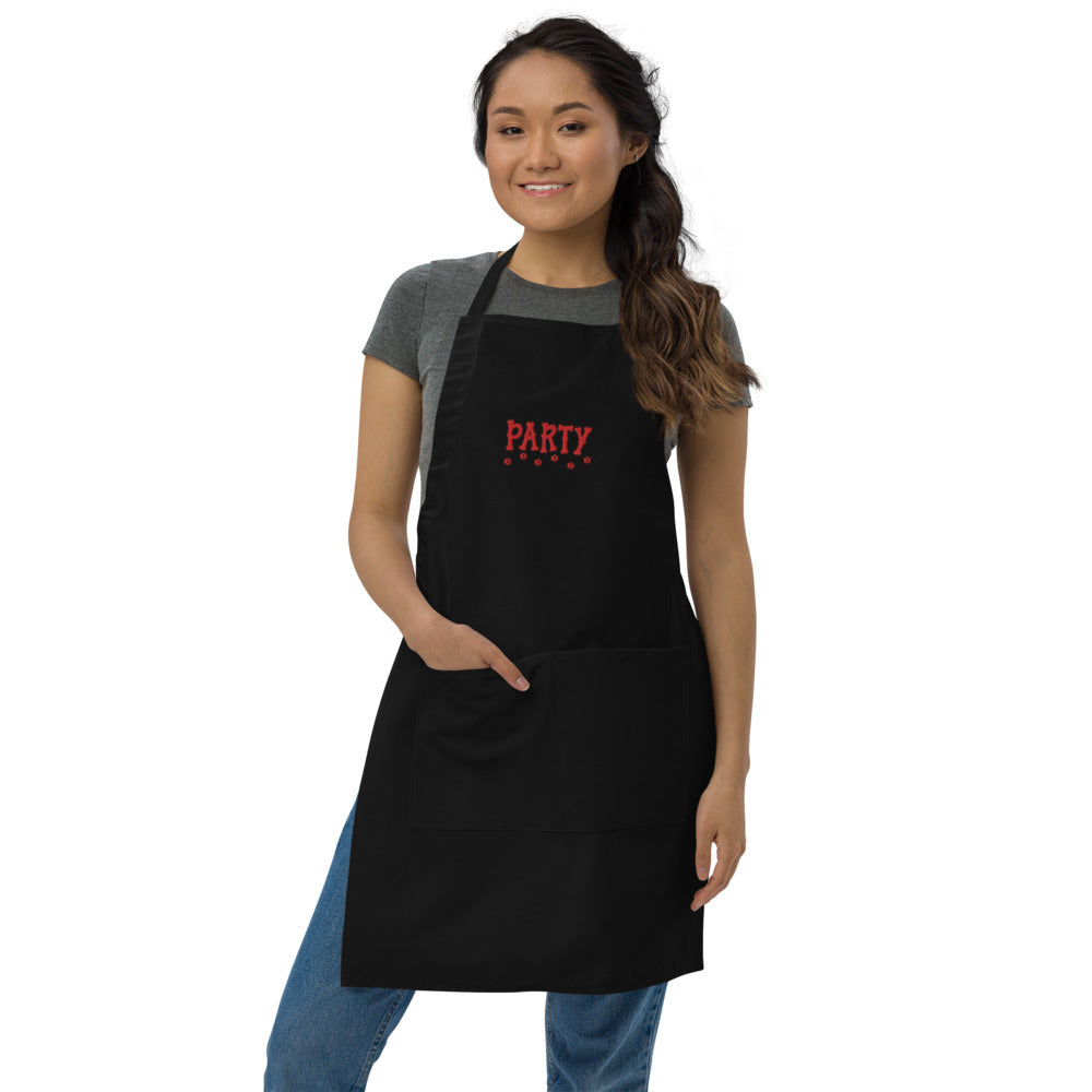 Puppy Adoption Party Unisex Embroidered Apron
