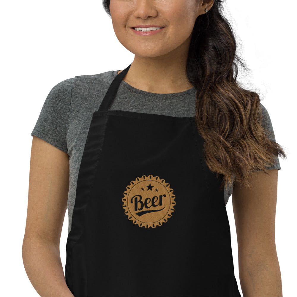 Quality Embroidered Apron Beer Cap Icon