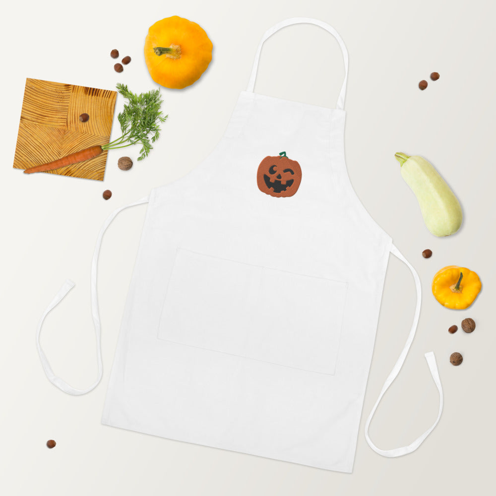 Halloween Embroidered Apron