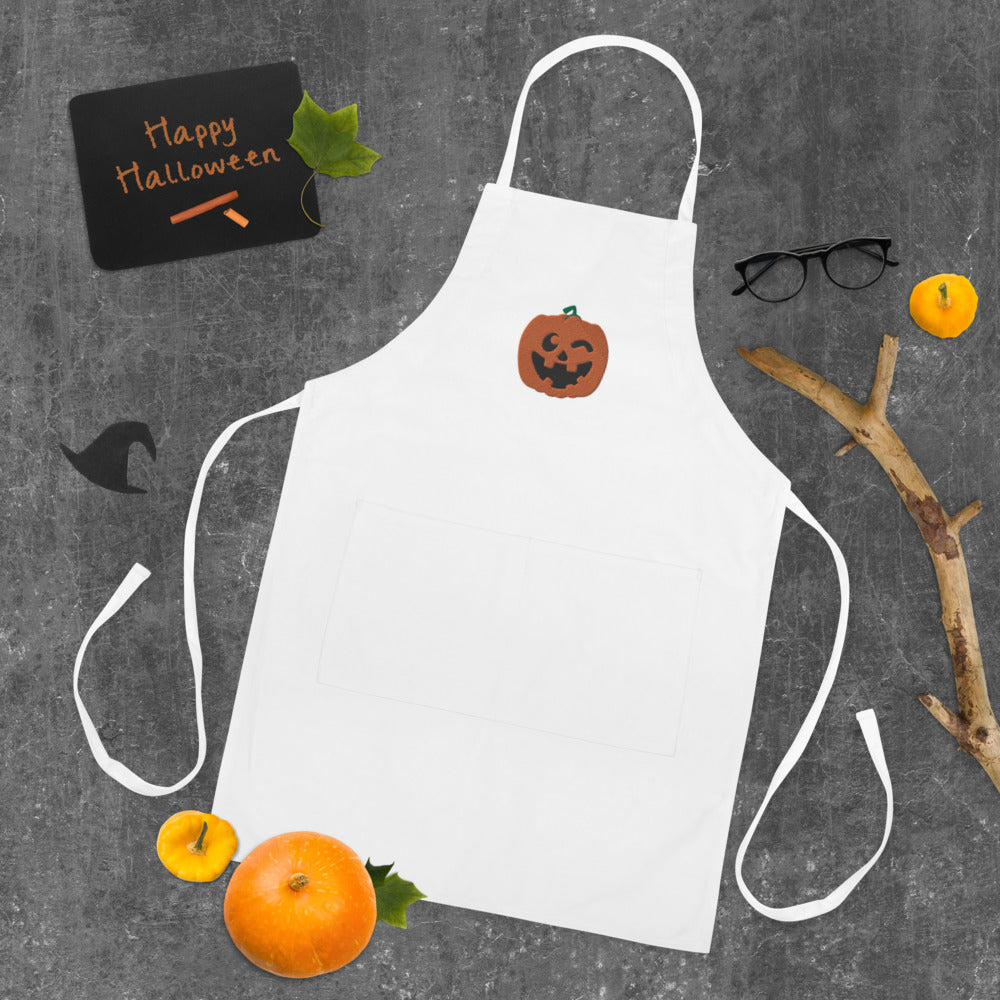 Halloween Embroidered Apron