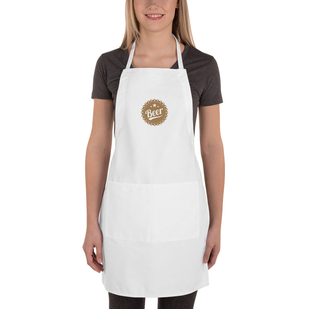 Quality Embroidered Apron Beer Cap Icon