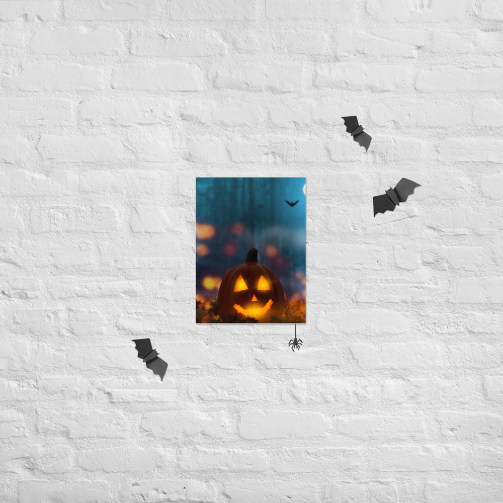 Halloween Night Poster Jack Lantern!