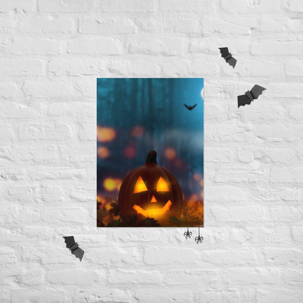 Halloween Night Poster Jack Lantern!