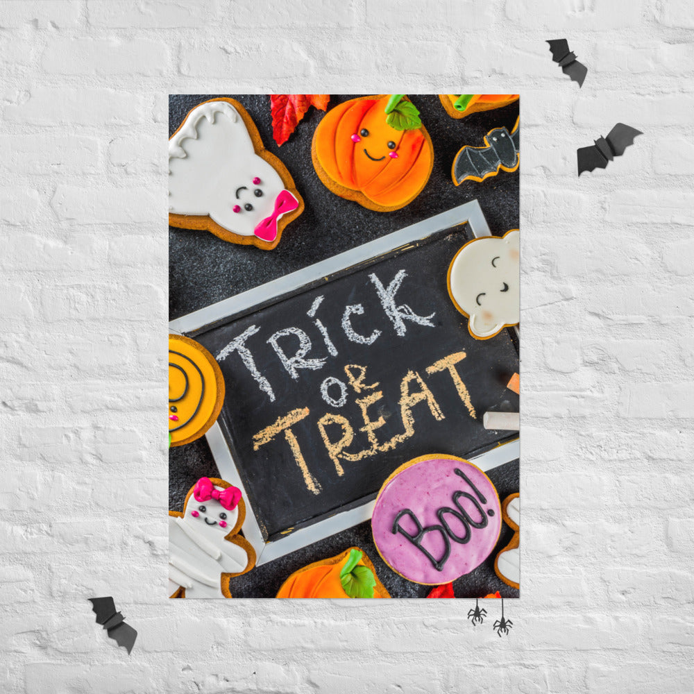 Halloween Poster Gingerbread Cookies