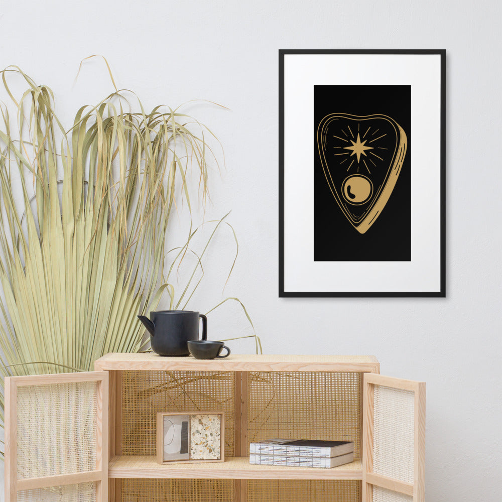 Gothic Art Matte Paper Framed Poster With Magic