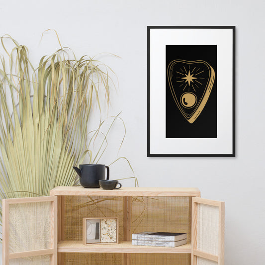 Gothic Art Matte Paper Framed Poster With Magic