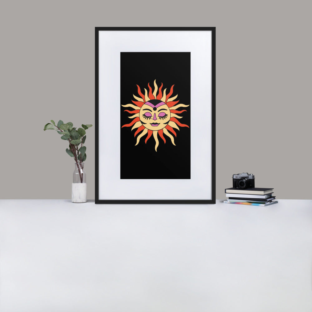Gothic Wall Art Astrological Tarot Sun