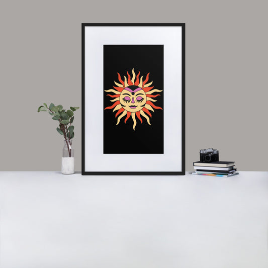 Gothic Wall Art Astrological Tarot Sun