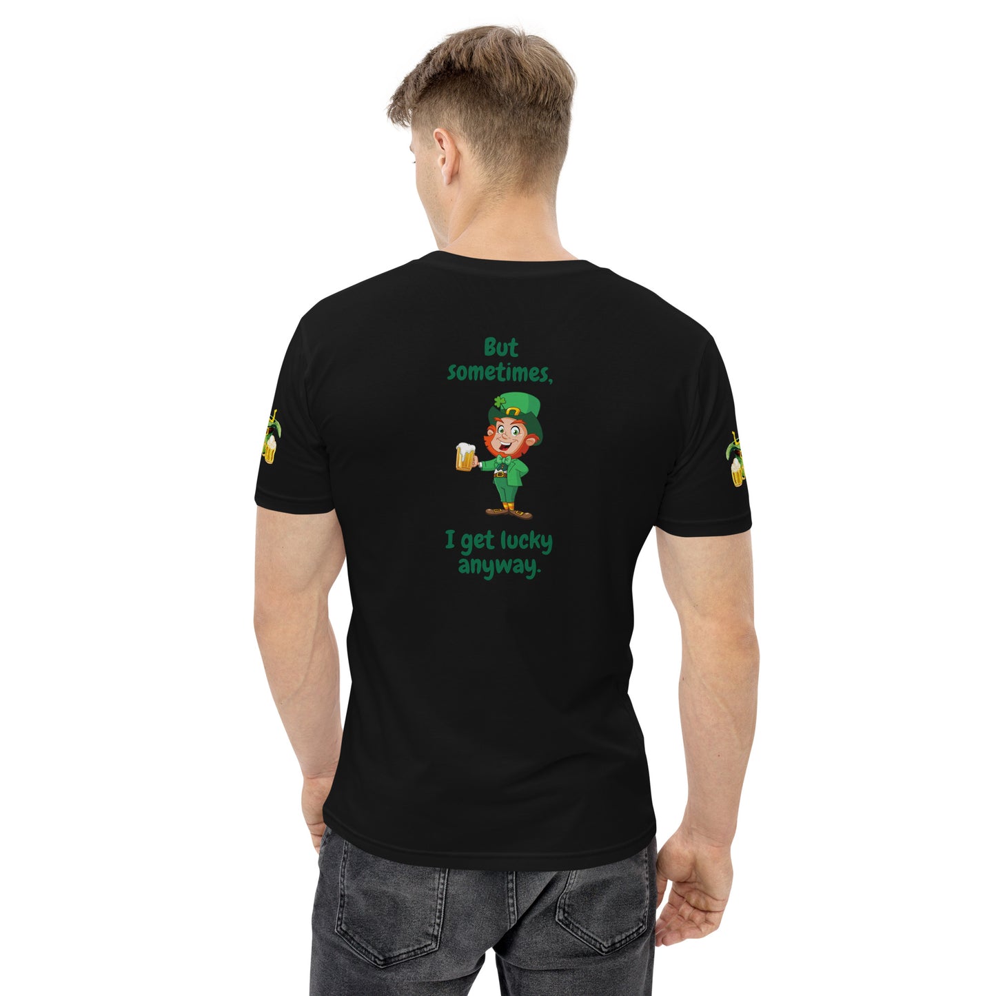 Irish I Were Lucky - Funny Men's St. Patrick's Day T-Shirt
