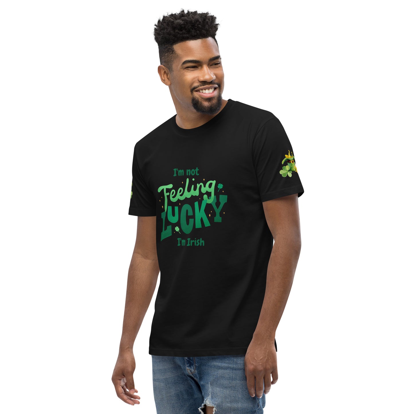 Irish I Were Lucky - Funny Men's St. Patrick's Day T-Shirt
