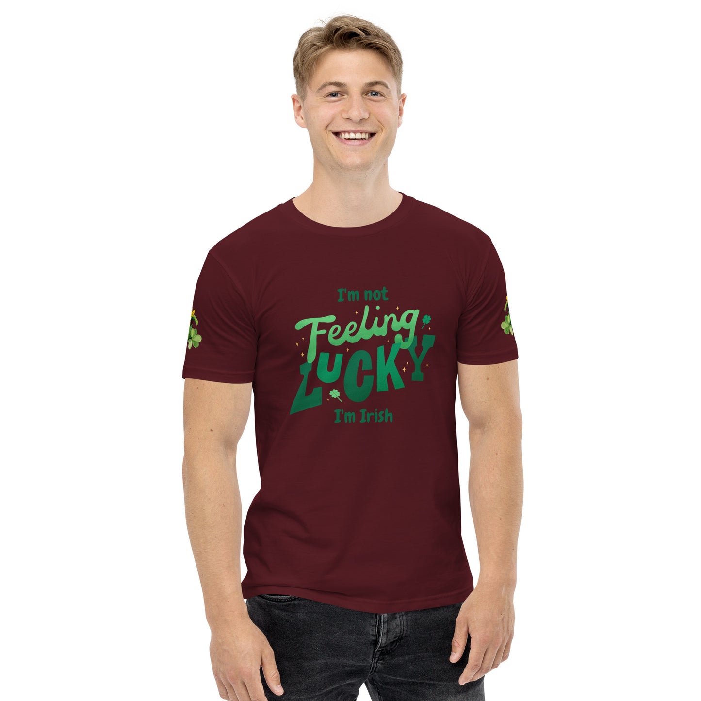 Irish I Were Lucky - Funny Men's St. Patrick's Day T-Shirt