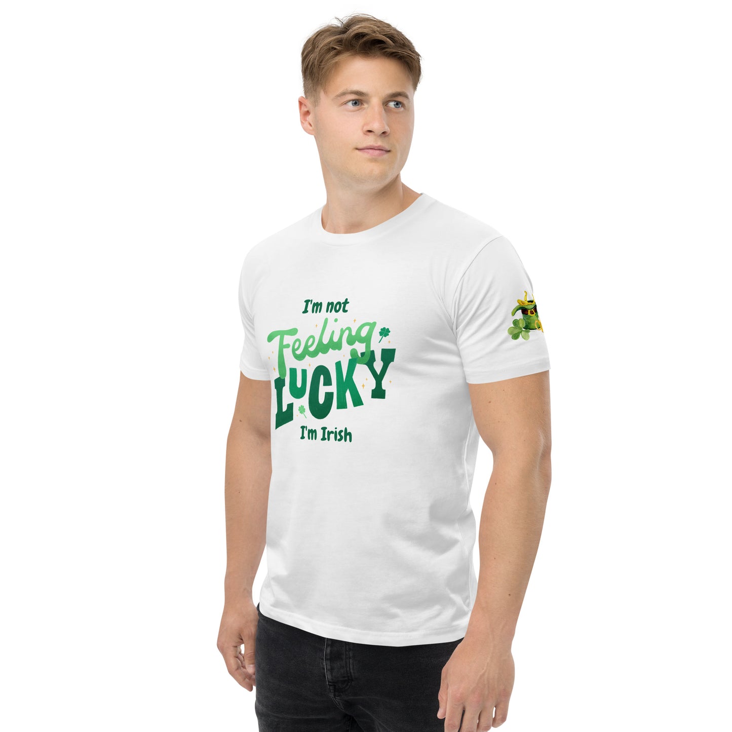 Irish I Were Lucky - Funny Men's St. Patrick's Day T-Shirt