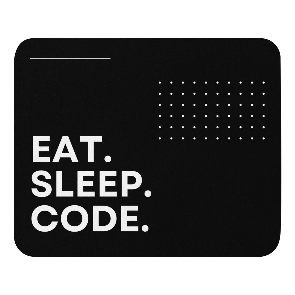 Black and White Minimalist Mouse Pad