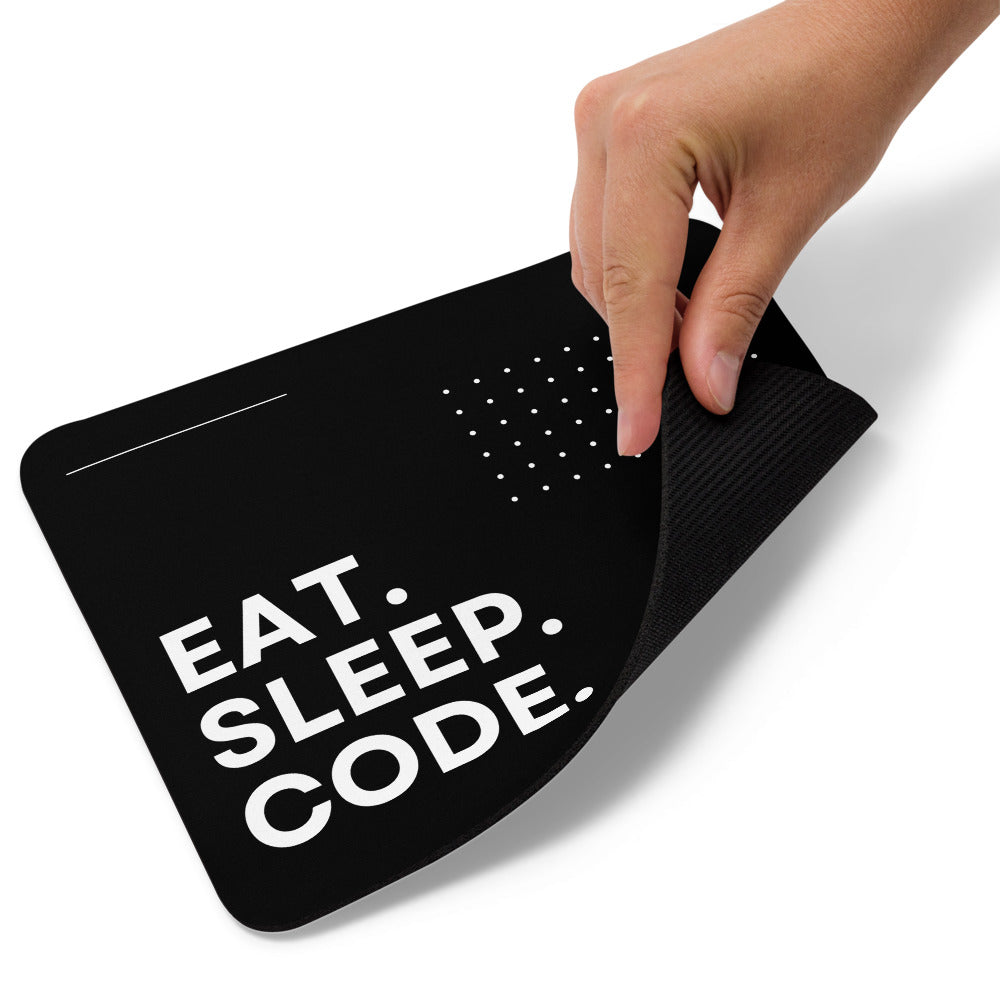 Black and White Minimalist Mouse Pad