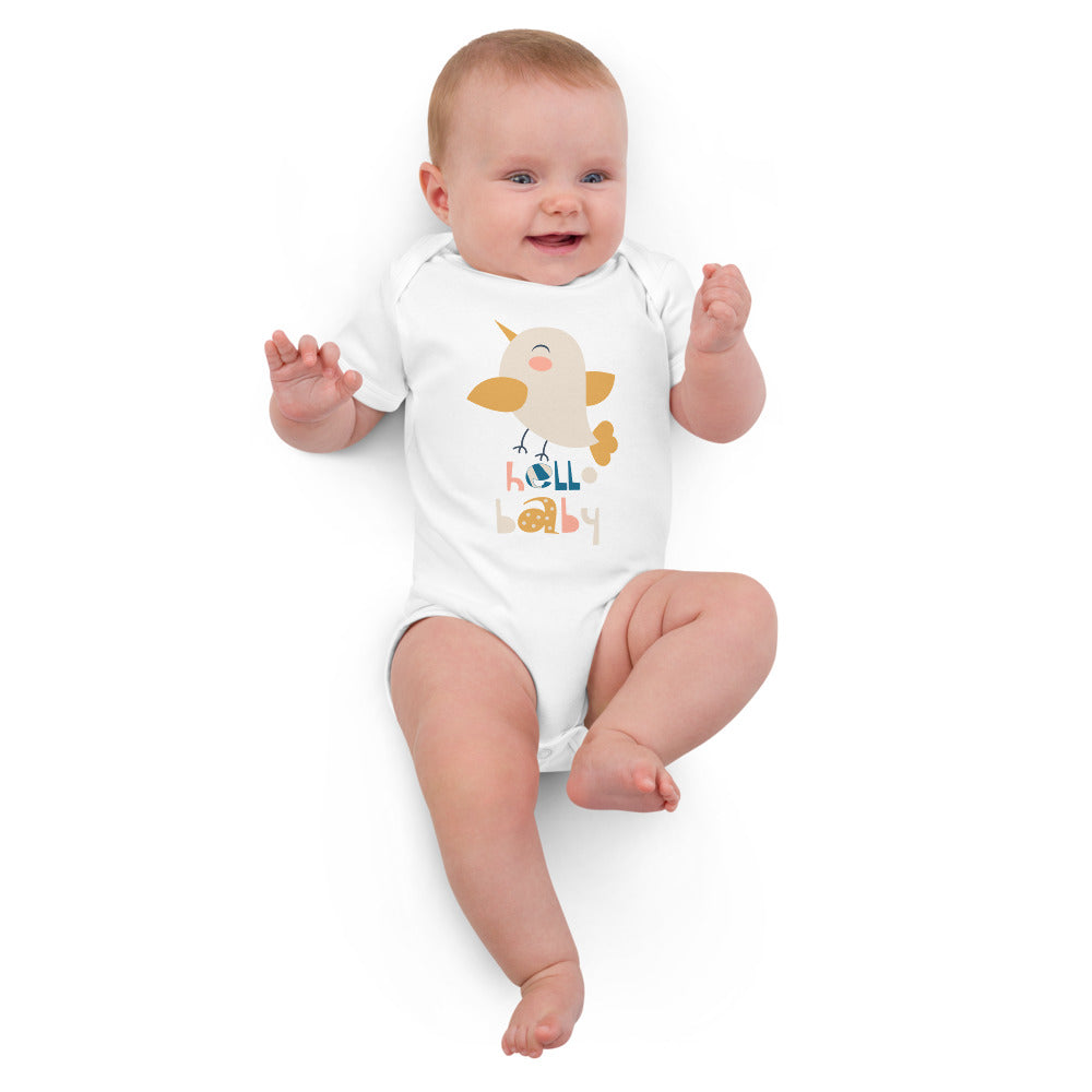 Doodle Bird Organic Cotton Baby Bodysuit