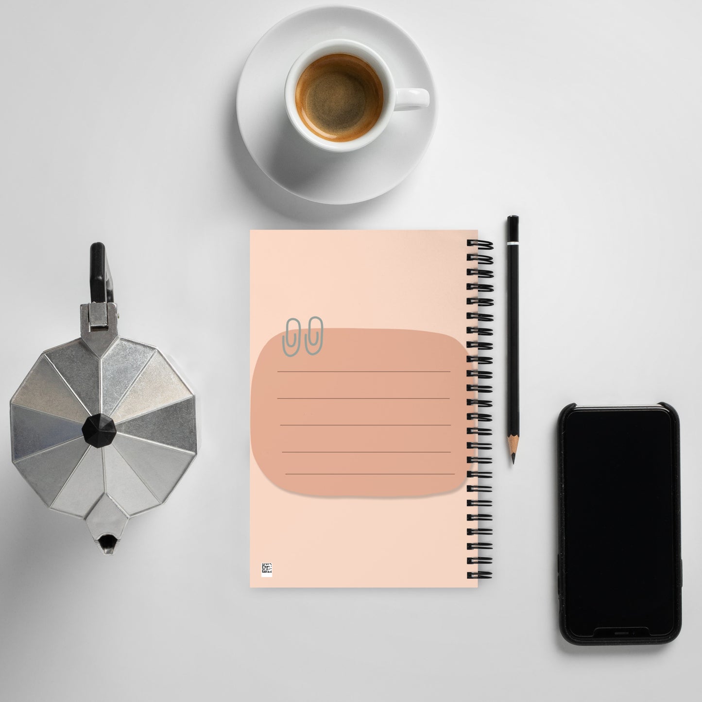 Daily Bullet Spiral Dotted Notebook Content Planner