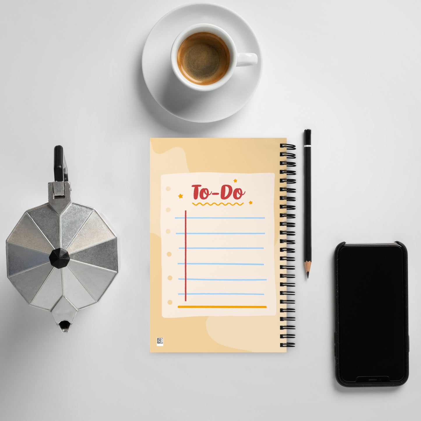 Bujo Spiral Dotted Notebook Content Planner