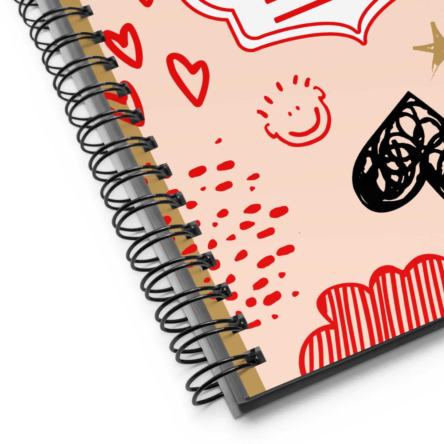 Personalised Dotted Spiral Notebook