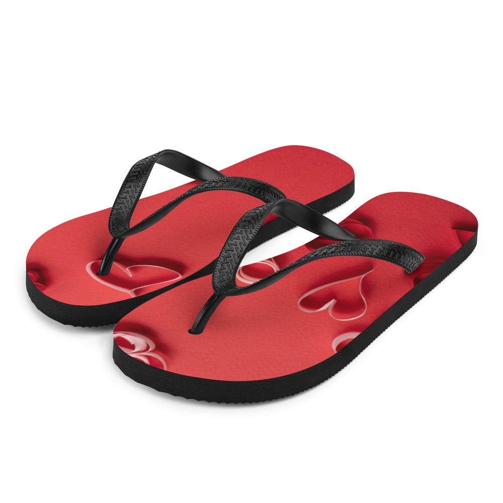 Paper Hearts Flip-Flops