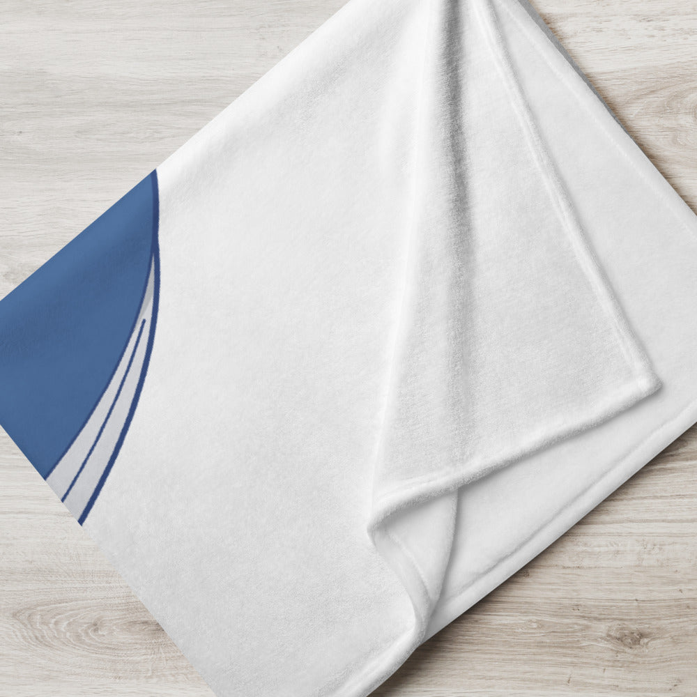 Generous Throw Blanket. Whale!