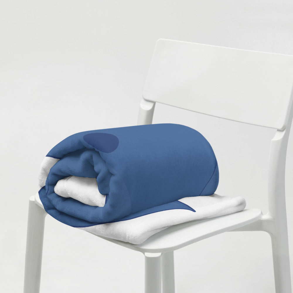 Generous Throw Blanket. Whale!
