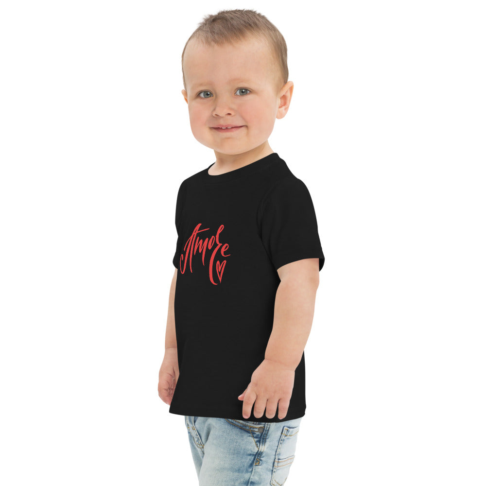Amore Handwritten Toddler Jersey T-shirt