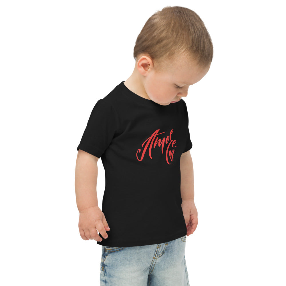 Amore Handwritten Toddler Jersey T-shirt