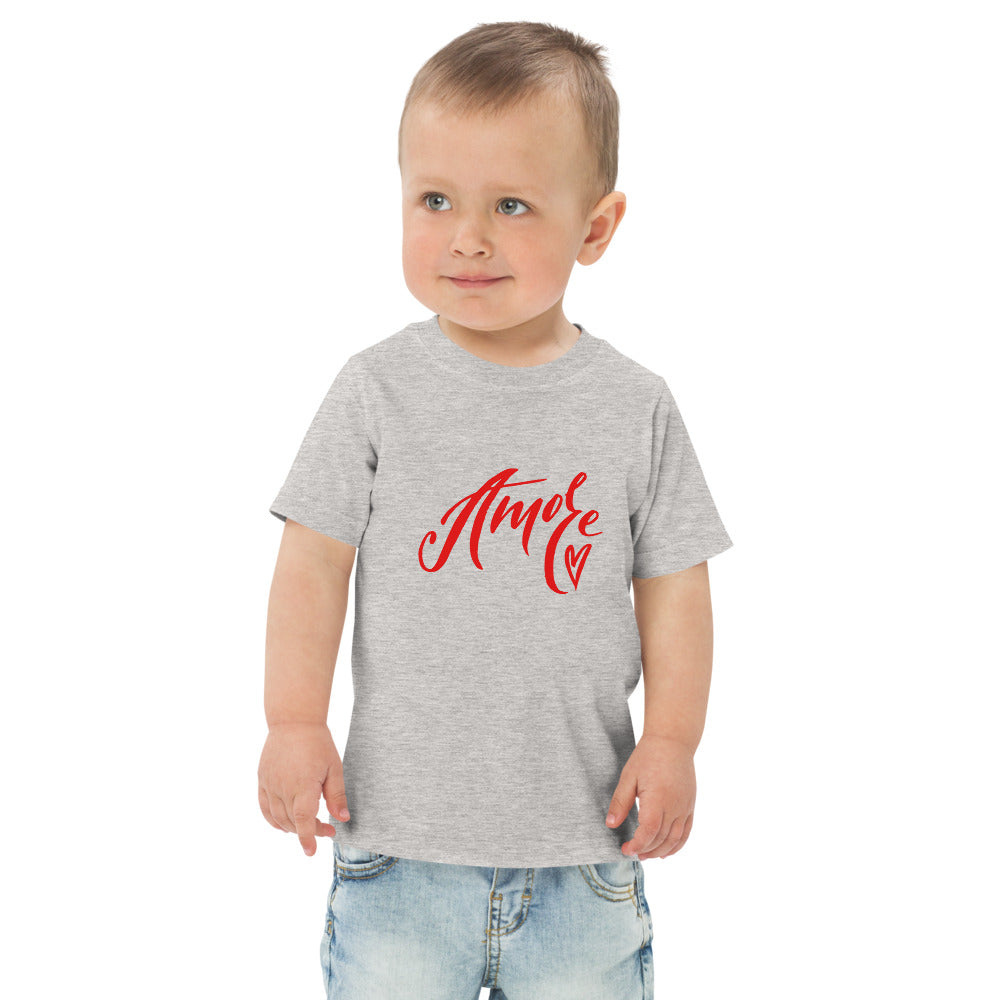 Amore Handwritten Toddler Jersey T-shirt