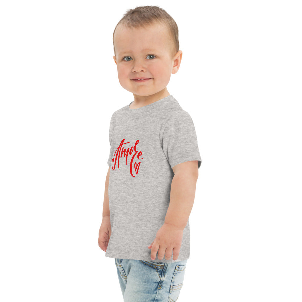Amore Handwritten Toddler Jersey T-shirt