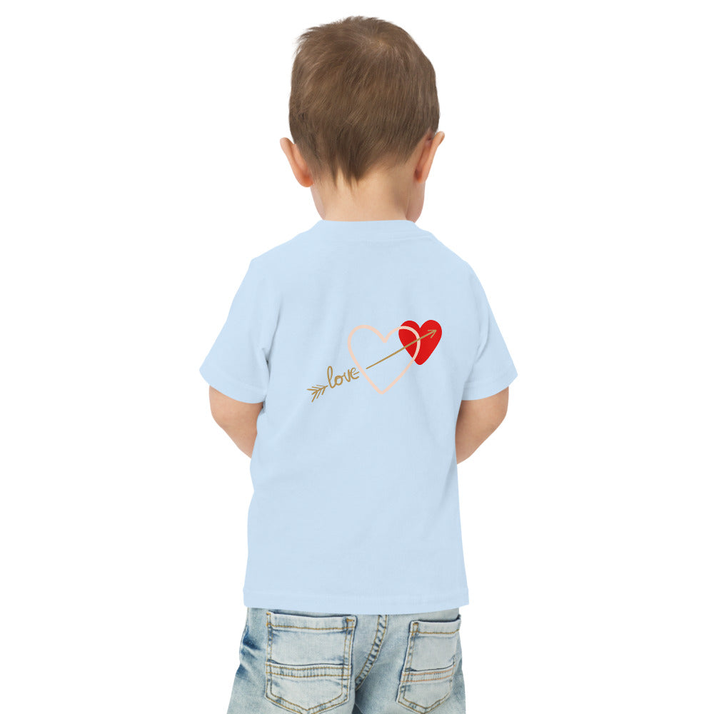 Amore Handwritten Toddler Jersey T-shirt