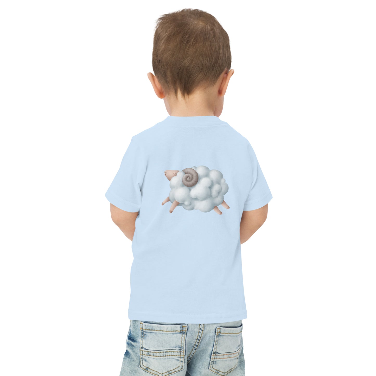 Unisex Toddler Jersey T-shirt Sweet Dreams. Printed Front & Back!