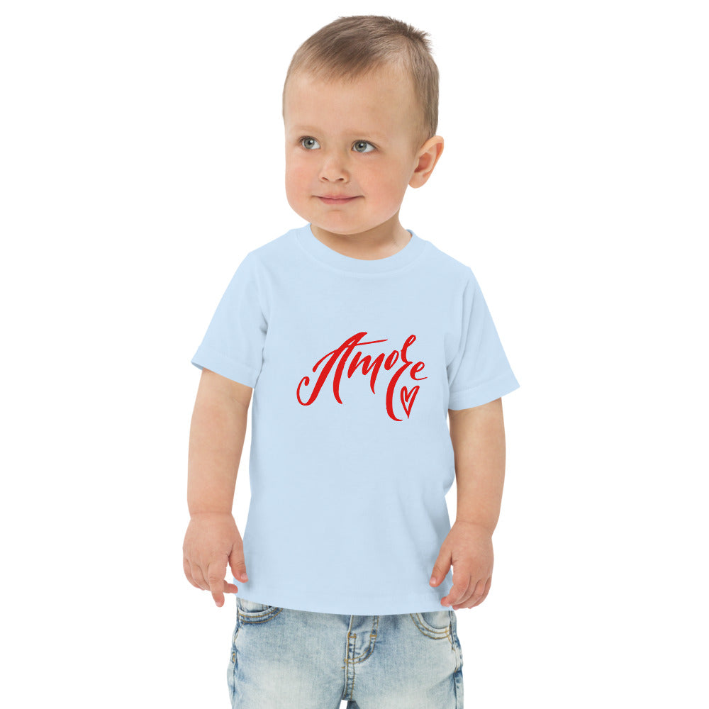 Amore Handwritten Toddler Jersey T-shirt