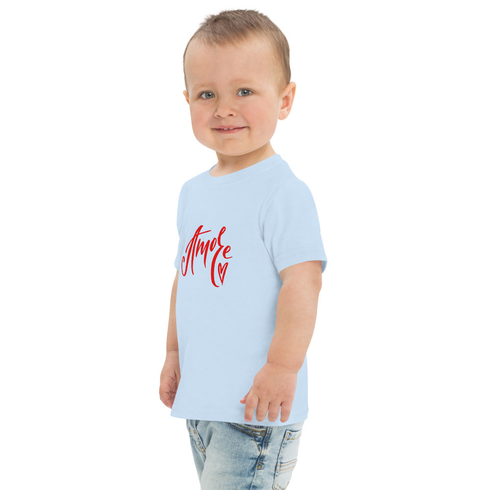 Amore Handwritten Toddler Jersey T-shirt
