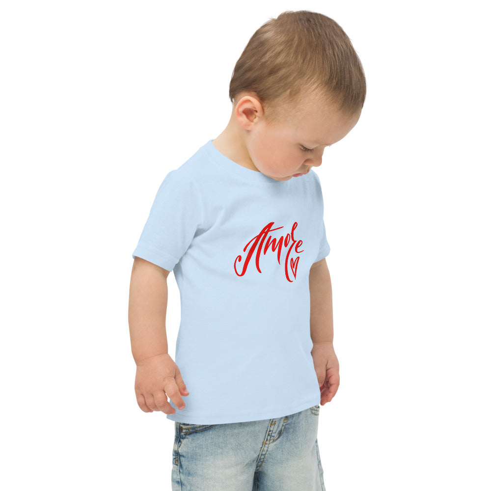 Amore Handwritten Toddler Jersey T-shirt