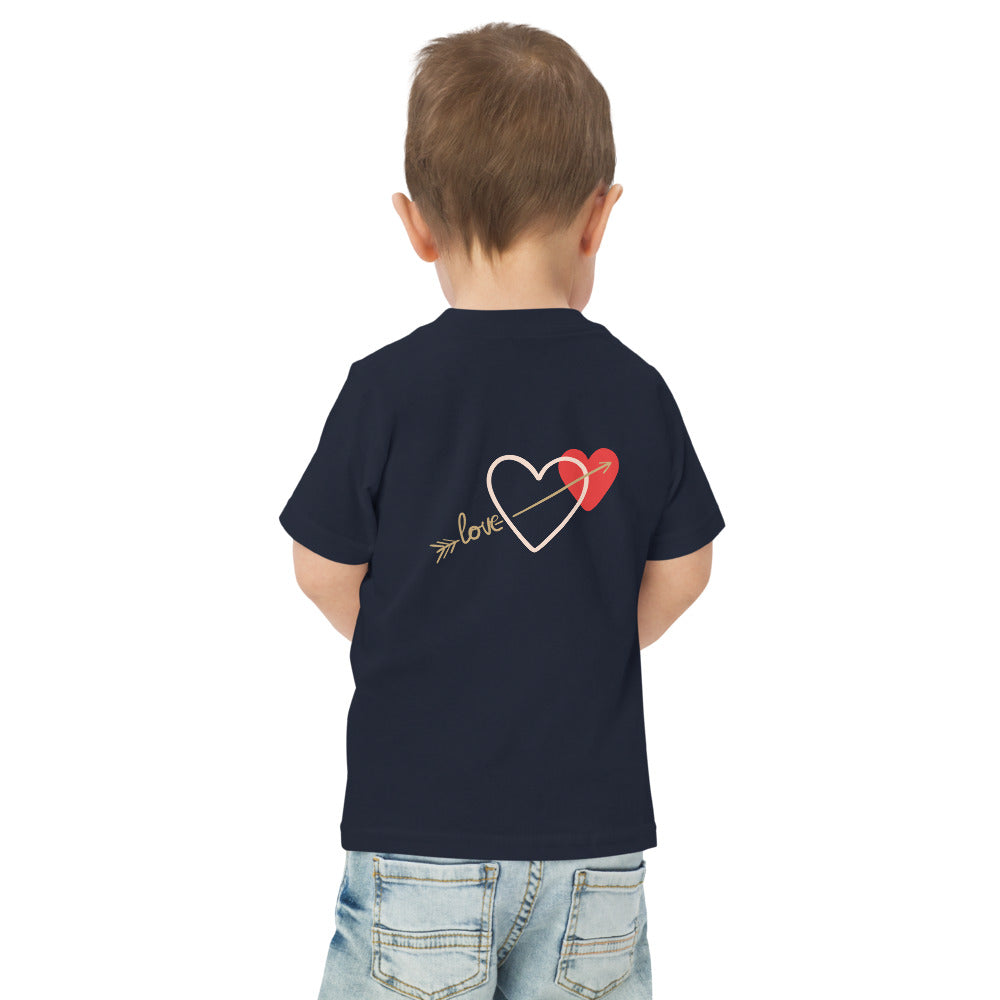 Amore Handwritten Toddler Jersey T-shirt