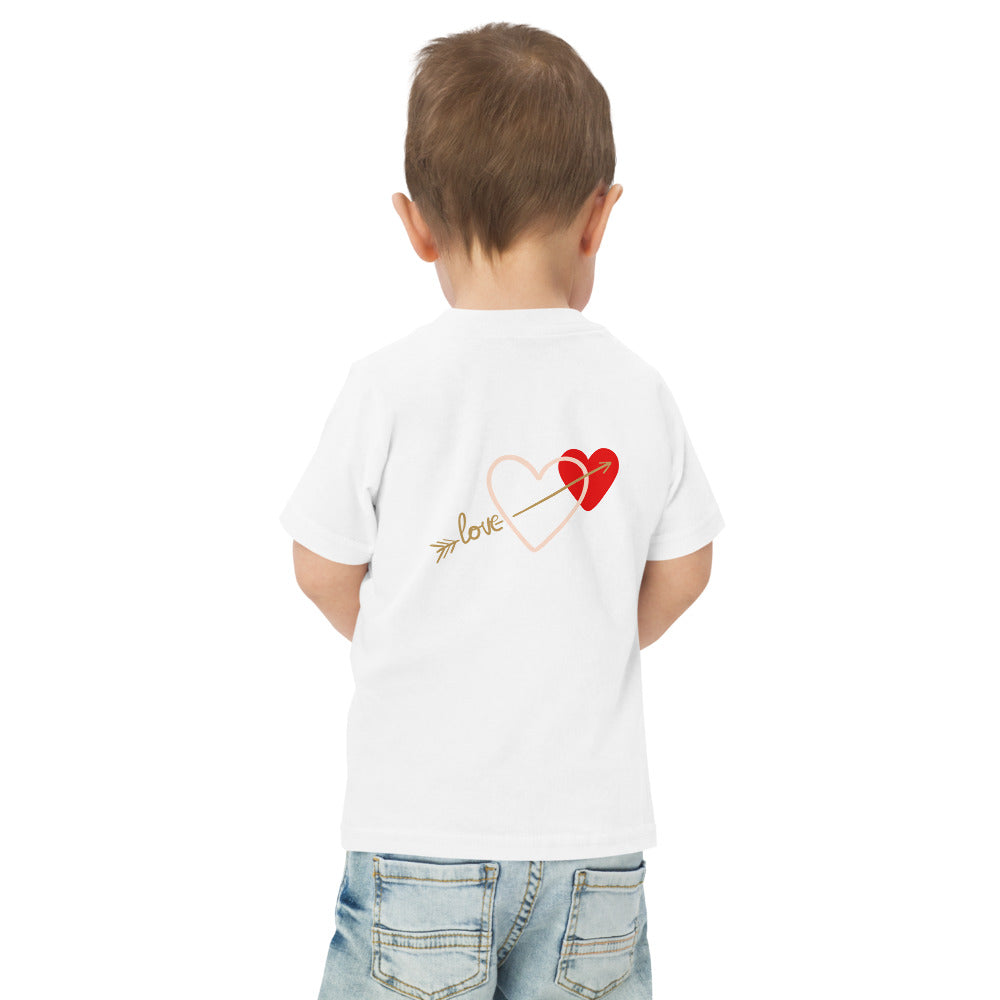 Amore Handwritten Toddler Jersey T-shirt