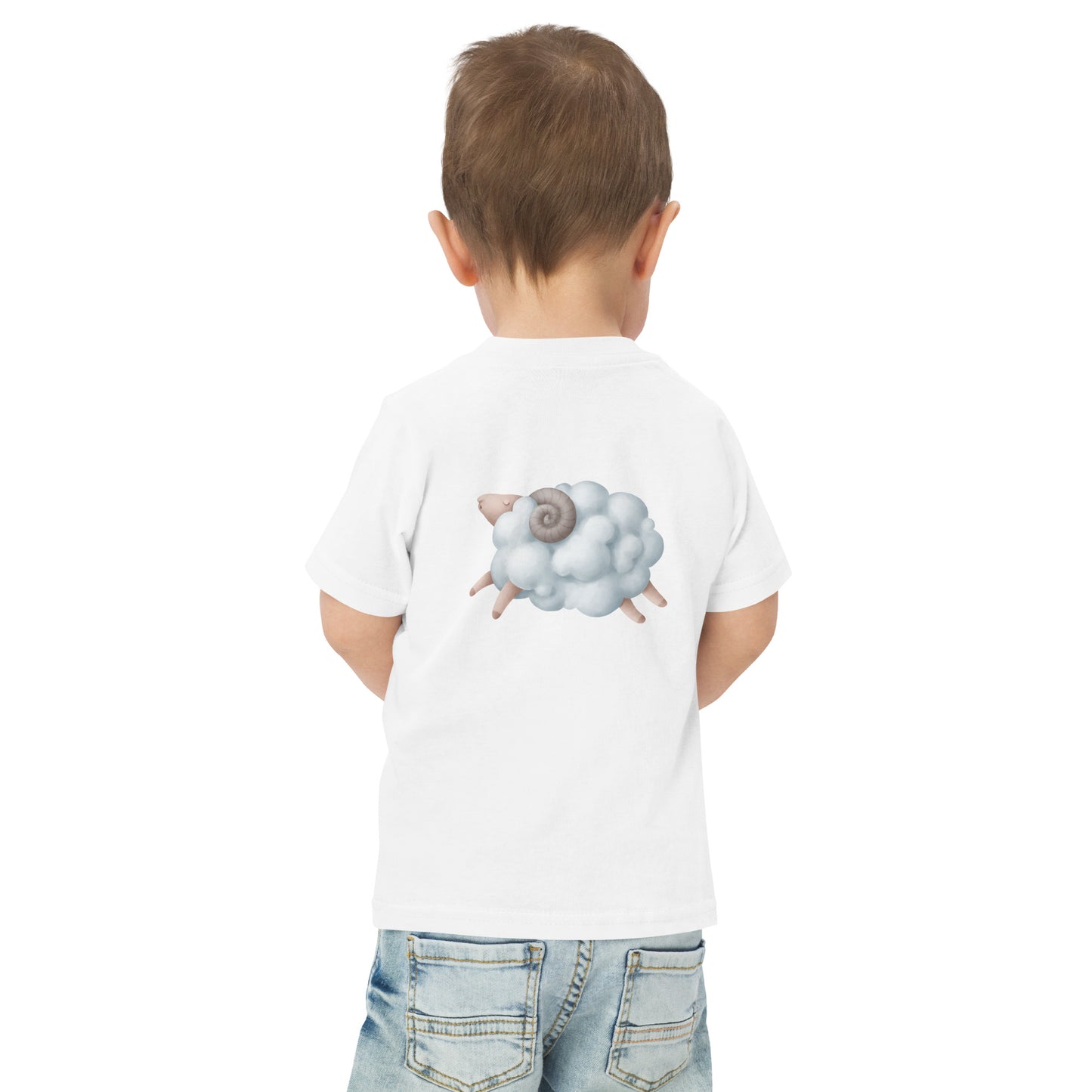 Unisex Toddler Jersey T-shirt Sweet Dreams. Printed Front & Back!