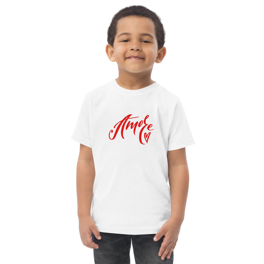 Amore Handwritten Toddler Jersey T-shirt