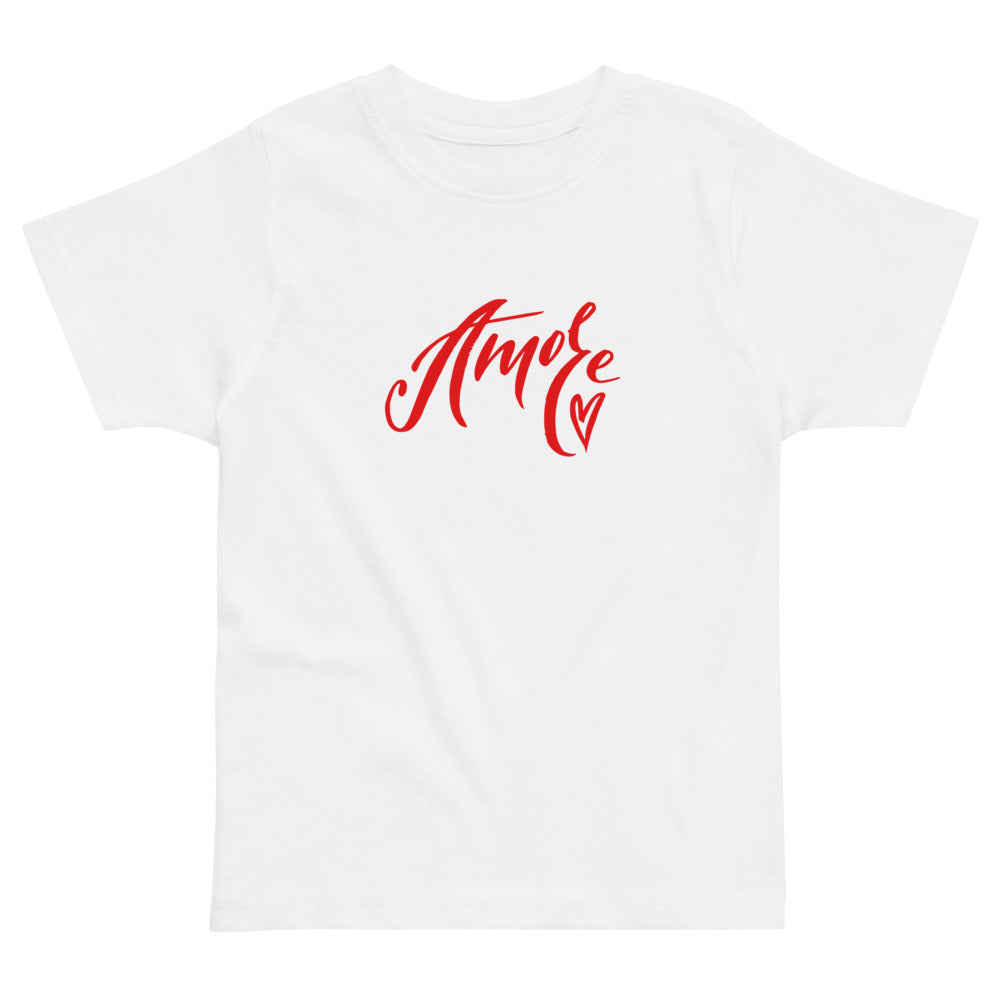 Amore Handwritten Toddler Jersey T-shirt