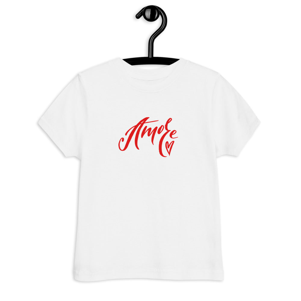 Amore Handwritten Toddler Jersey T-shirt