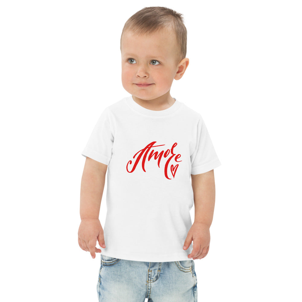 Amore Handwritten Toddler Jersey T-shirt