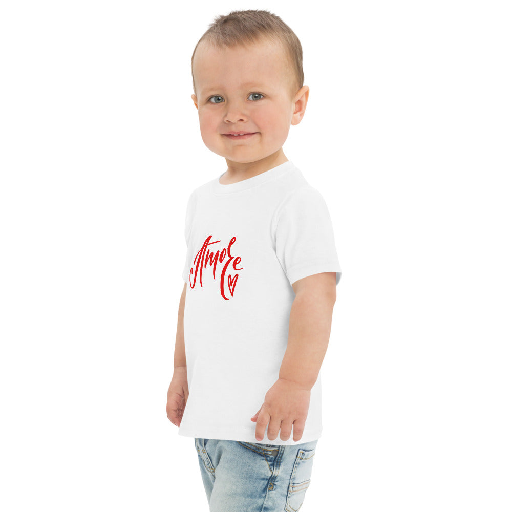 Amore Handwritten Toddler Jersey T-shirt
