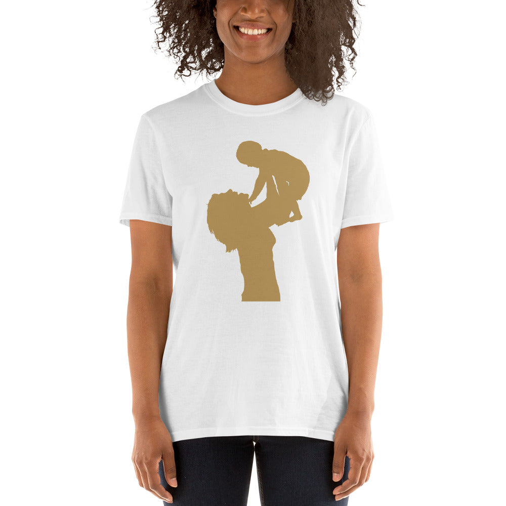 Mother Playing with Child Short-Sleeve Unisex T-Shirt