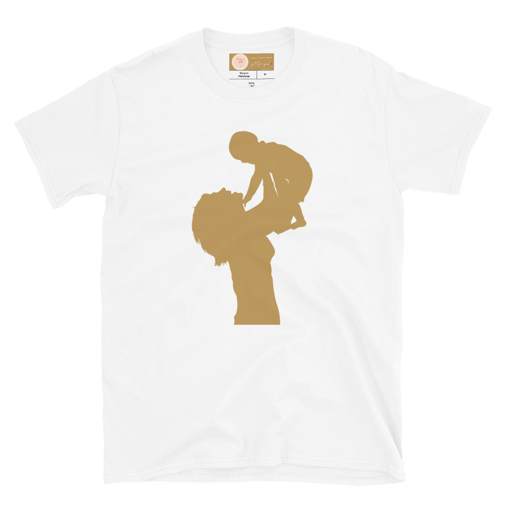 Mother Playing with Child Short-Sleeve Unisex T-Shirt