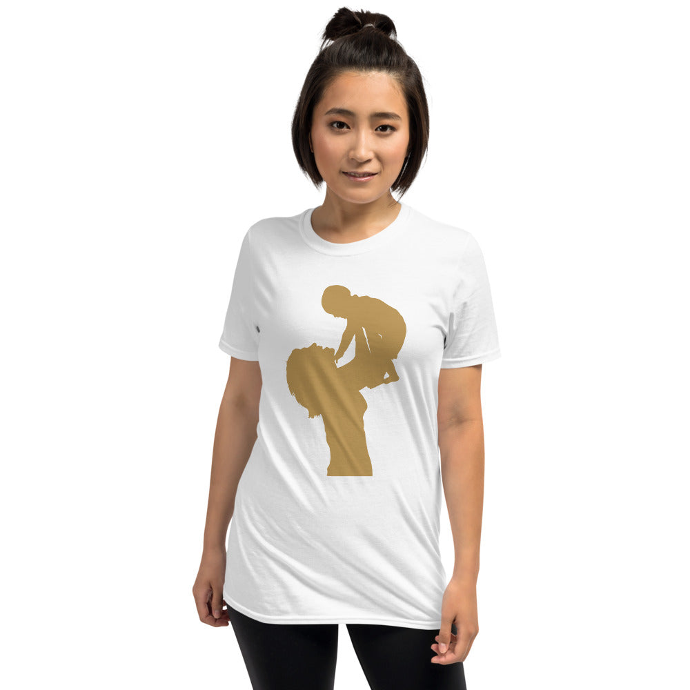 Mother Playing with Child Short-Sleeve Unisex T-Shirt