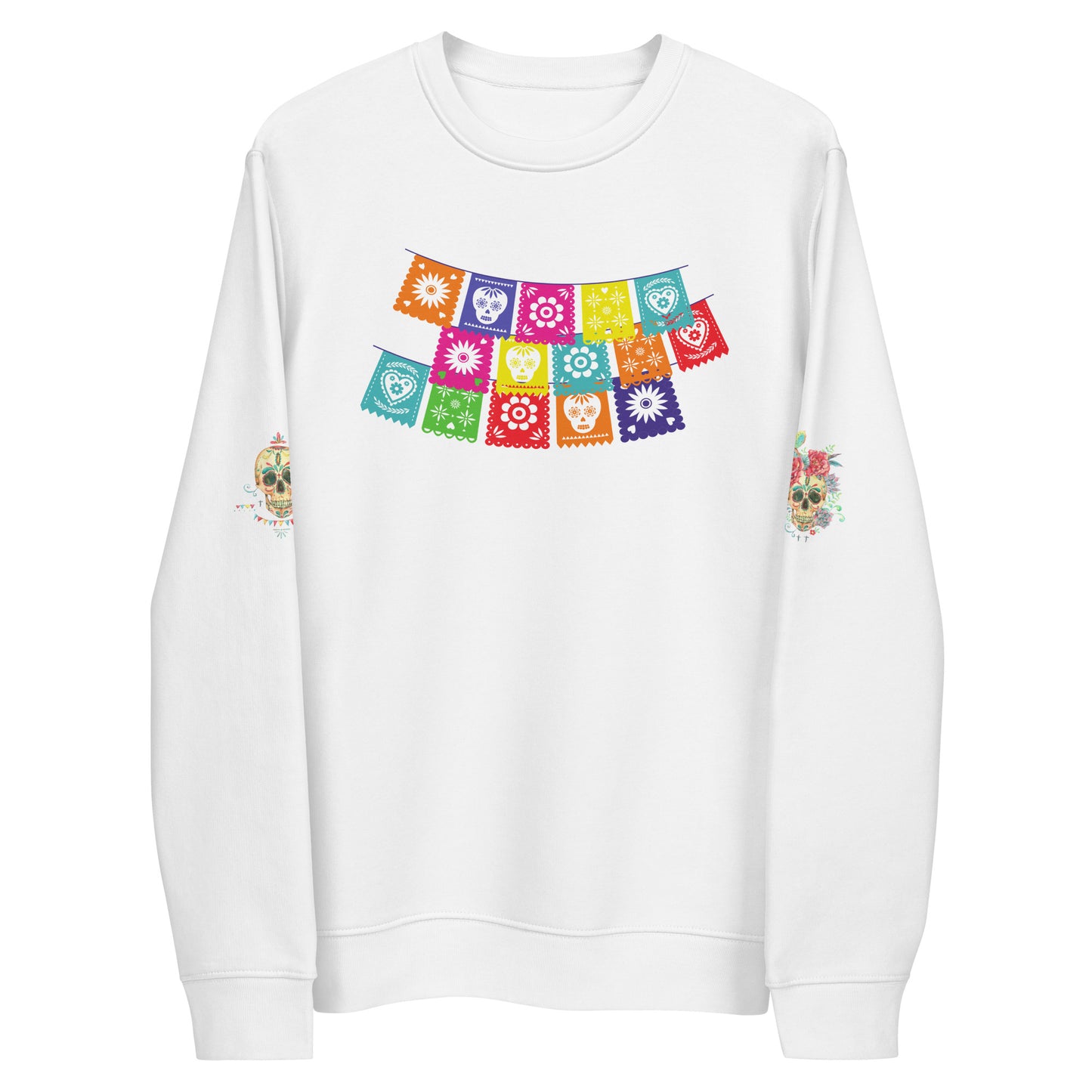 Day of the Dead Buntings Unisex Eco Sweatshirt