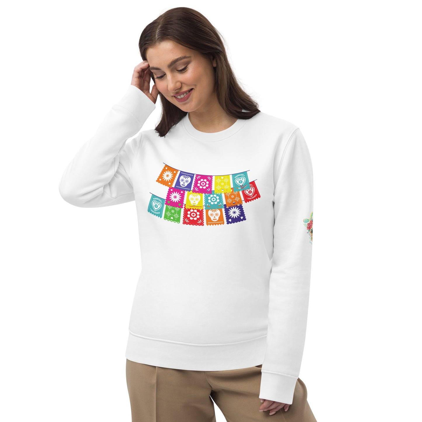 Day of the Dead Buntings Unisex Eco Sweatshirt