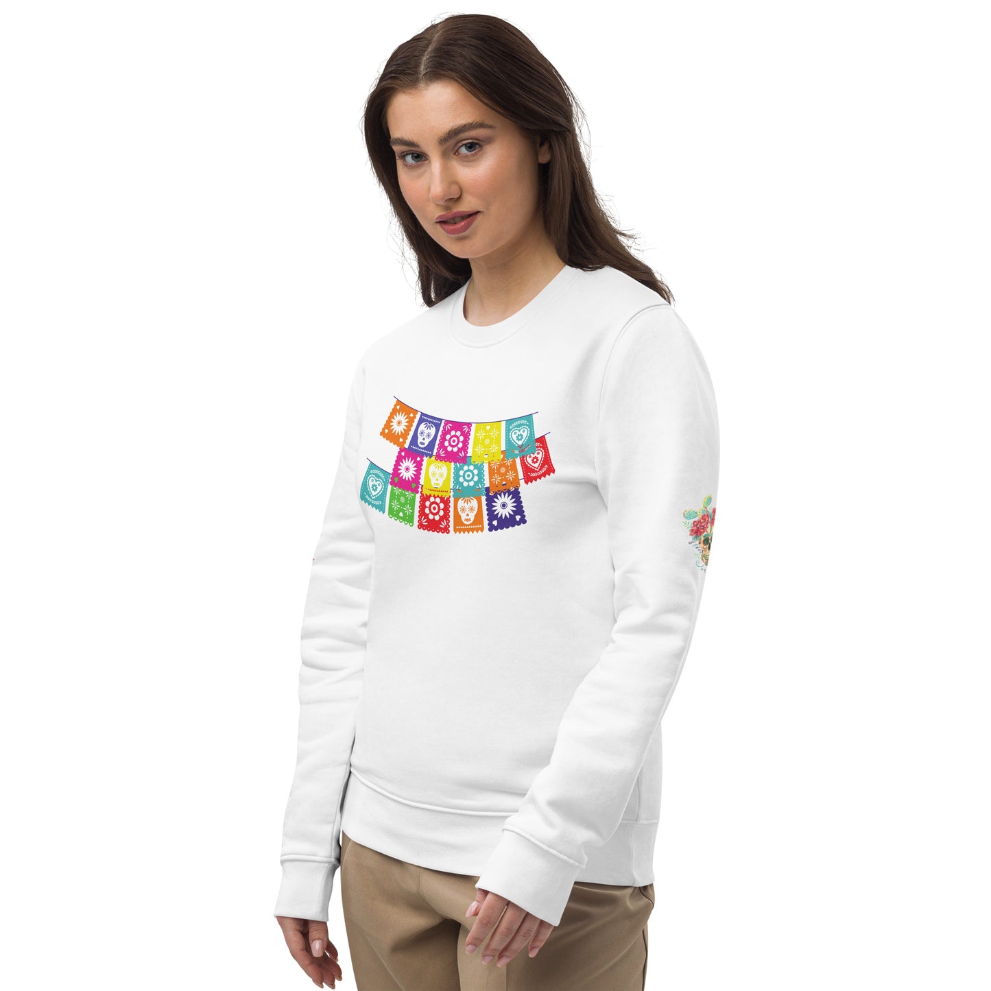 Day of the Dead Buntings Unisex Eco Sweatshirt