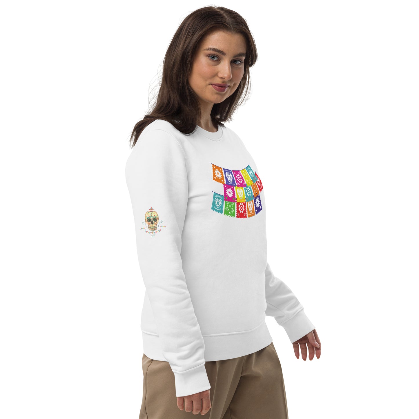 Day of the Dead Buntings Unisex Eco Sweatshirt