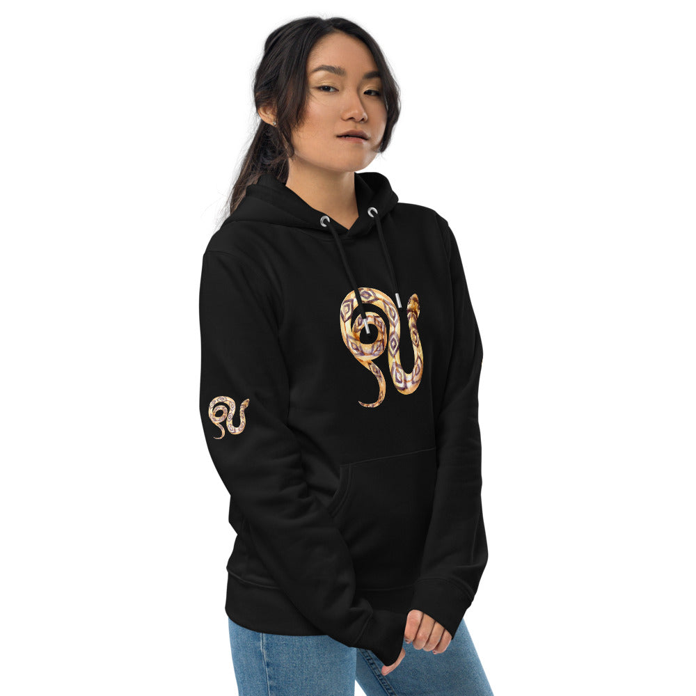 Comfortable Unisex Essential Eco Hoodie Snake Perfect for the Eco-Conscious Buyer